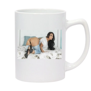 Holly Halston 14oz White Statesman Mug