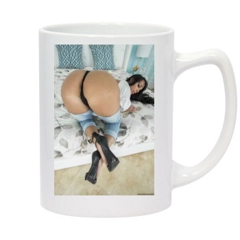 Holly Halston 14oz White Statesman Mug