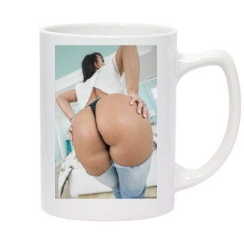 Holly Halston 14oz White Statesman Mug