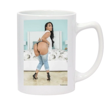 Holly Halston 14oz White Statesman Mug