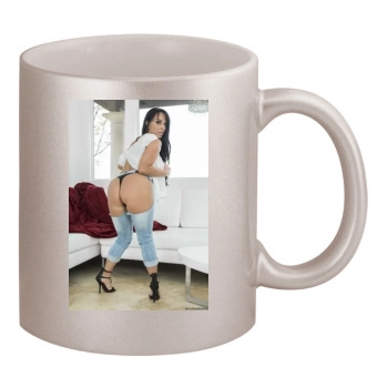 Holly Halston 11oz Metallic Silver Mug