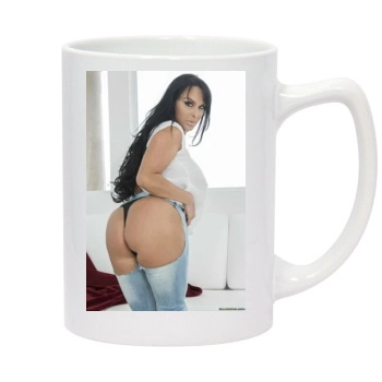 Holly Halston 14oz White Statesman Mug