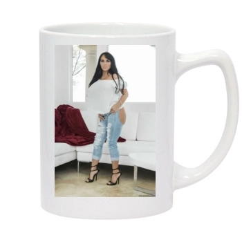 Holly Halston 14oz White Statesman Mug