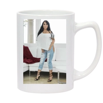 Holly Halston 14oz White Statesman Mug