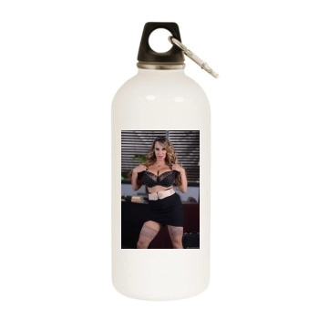 Holly Halston White Water Bottle With Carabiner