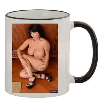 Holly Halston 11oz Colored Rim & Handle Mug