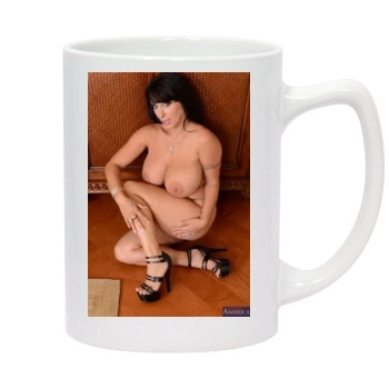 Holly Halston 14oz White Statesman Mug