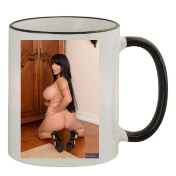 Holly Halston 11oz Colored Rim & Handle Mug