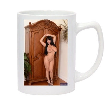 Holly Halston 14oz White Statesman Mug