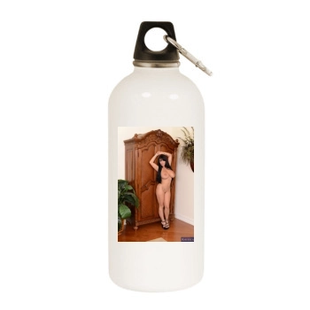 Holly Halston White Water Bottle With Carabiner