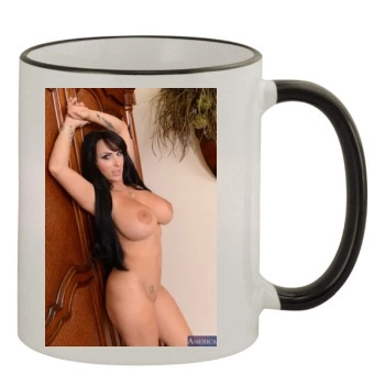 Holly Halston 11oz Colored Rim & Handle Mug