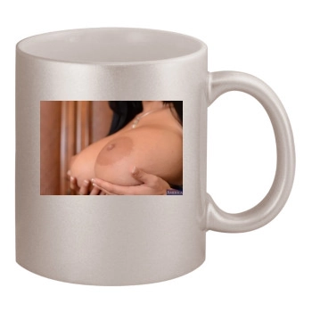 Holly Halston 11oz Metallic Silver Mug