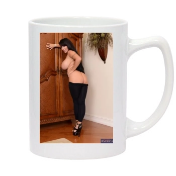 Holly Halston 14oz White Statesman Mug