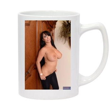 Holly Halston 14oz White Statesman Mug