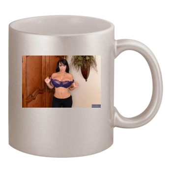 Holly Halston 11oz Metallic Silver Mug