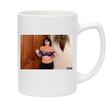 Holly Halston 14oz White Statesman Mug