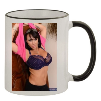 Holly Halston 11oz Colored Rim & Handle Mug