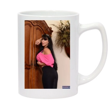 Holly Halston 14oz White Statesman Mug