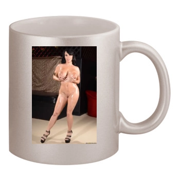 Holly Halston 11oz Metallic Silver Mug