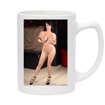 Holly Halston 14oz White Statesman Mug