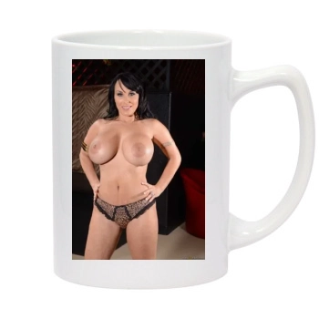 Holly Halston 14oz White Statesman Mug