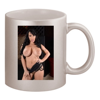 Holly Halston 11oz Metallic Silver Mug