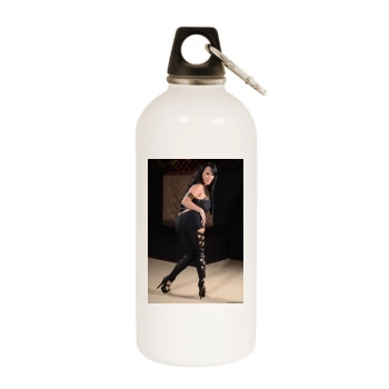 Holly Halston White Water Bottle With Carabiner