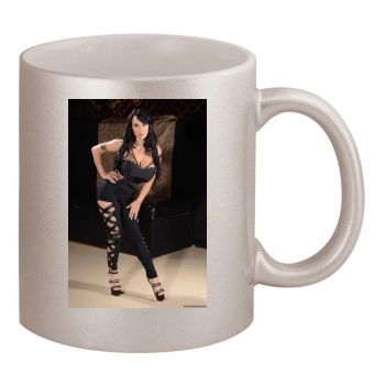 Holly Halston 11oz Metallic Silver Mug