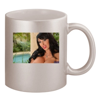 Holly Halston 11oz Metallic Silver Mug