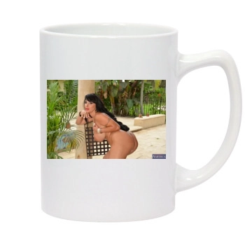 Holly Halston 14oz White Statesman Mug