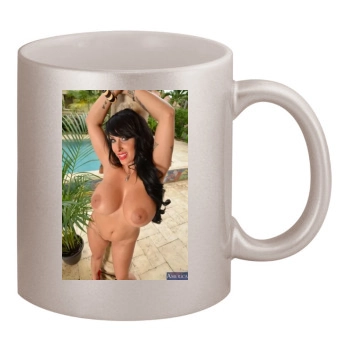 Holly Halston 11oz Metallic Silver Mug