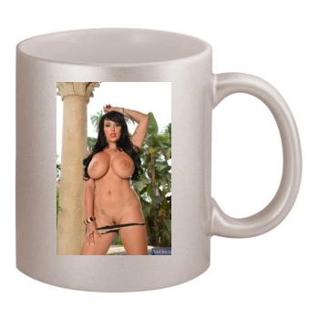 Holly Halston 11oz Metallic Silver Mug