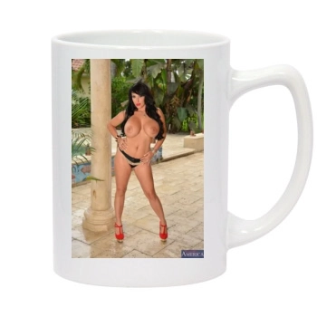 Holly Halston 14oz White Statesman Mug