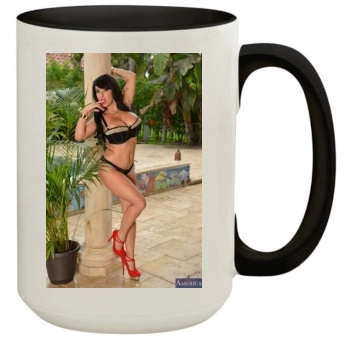 Holly Halston 15oz Colored Inner & Handle Mug