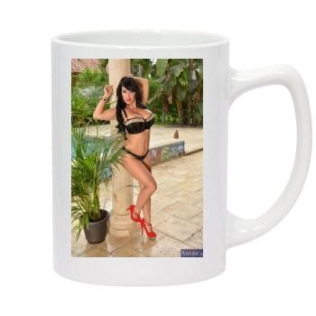 Holly Halston 14oz White Statesman Mug