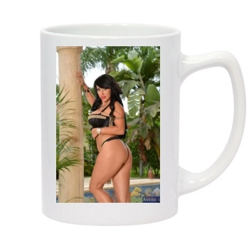 Holly Halston 14oz White Statesman Mug