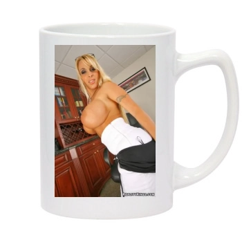 Holly Halston 14oz White Statesman Mug