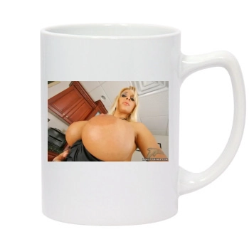 Holly Halston 14oz White Statesman Mug