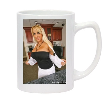 Holly Halston 14oz White Statesman Mug