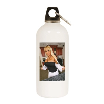 Holly Halston White Water Bottle With Carabiner