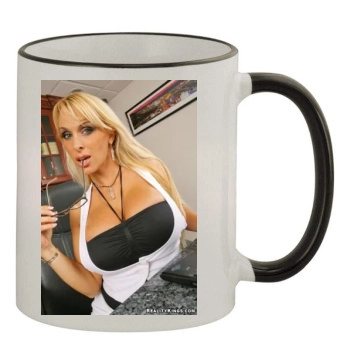 Holly Halston 11oz Colored Rim & Handle Mug