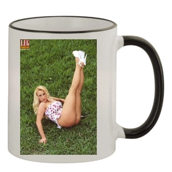 Holly Halston 11oz Colored Rim & Handle Mug