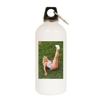 Holly Halston White Water Bottle With Carabiner