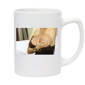 Holly Halston 14oz White Statesman Mug