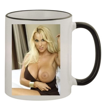 Holly Halston 11oz Colored Rim & Handle Mug