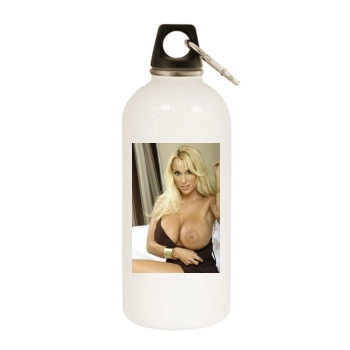 Holly Halston White Water Bottle With Carabiner