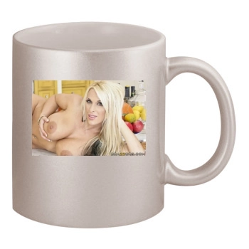 Holly Halston 11oz Metallic Silver Mug