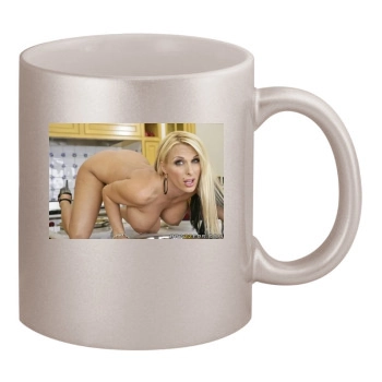 Holly Halston 11oz Metallic Silver Mug