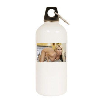 Holly Halston White Water Bottle With Carabiner