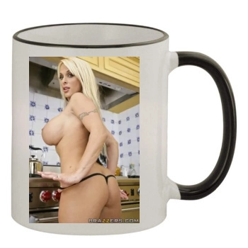 Holly Halston 11oz Colored Rim & Handle Mug